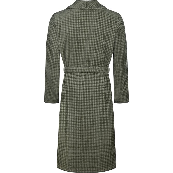 Cawo Hommes Peignoir de Bain avec Col Châle Uni 58 6508 field Cawo Hommes Peignoir de Bain avec Col Châle Uni 58 6508 field