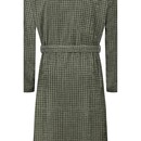 Cawö Cawo Hommes Peignoir avec Col Châle Uni 60 6508 field