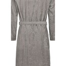 Cawö Cawo Hommes Peignoir avec Col Châle Uni 48 6508 graphite