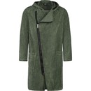 Cawö Cawo Hommes Home Basjas avec fermeture éclair Uni S field-noir