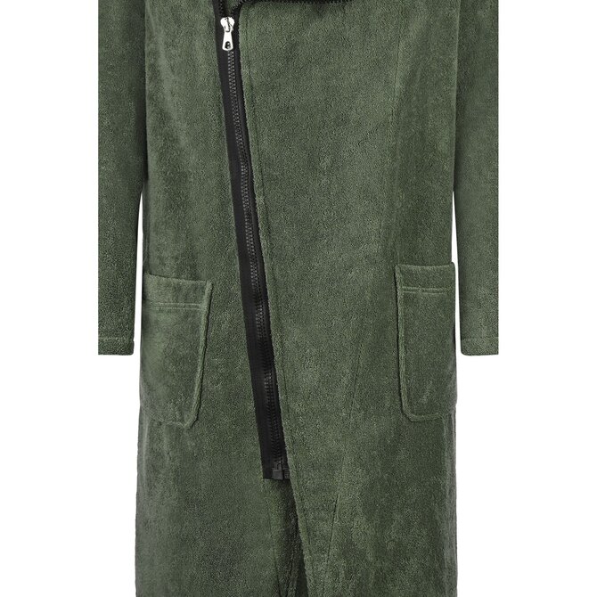 Cawo Heren  Home Basjas met rits Uni XL field-zwart