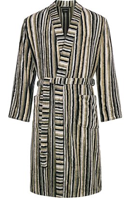 Cawo Heren Home Kimono 58 6607 kiesel