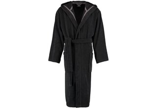 Cawo Heren Home Badjas met Capuchon Uni 842 5XL lava