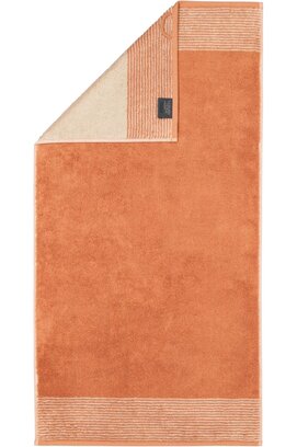Cawö Two-Tone Serviette de bain cuivre 80/150
