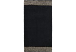 Cawö Two-Tone  Badlaken schwarz 80/150