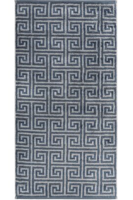 Cawo Noblesse Elegance Allover print Serviette de bain 80/150 bleu nuit