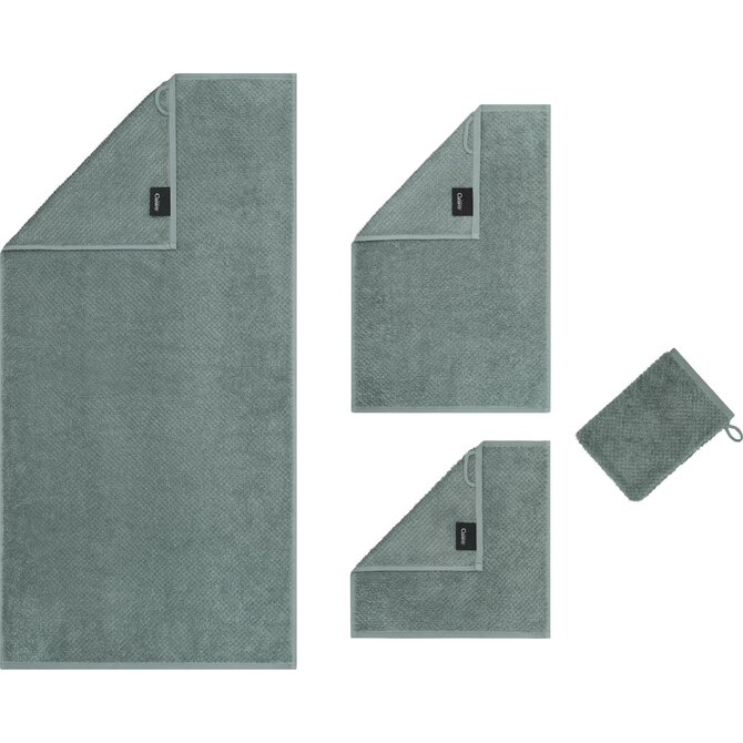 Cawo Pure Uni Serviette de bain 80/150 vert mystique