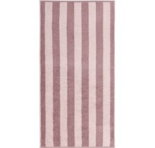 Cawo Pure Rayures Serviette de bain 80/150 rose vintage