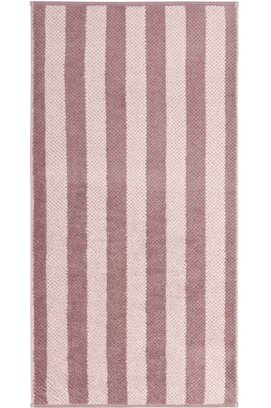 Cawo Pure Rayures Serviette de bain 80/150 rose vintage
