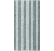 Cawo Pure Rayures Serviette de bain 80/150 vert mystique