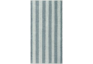 Cawo Pure Rayures Serviette de Bain 80/150 vert mystique