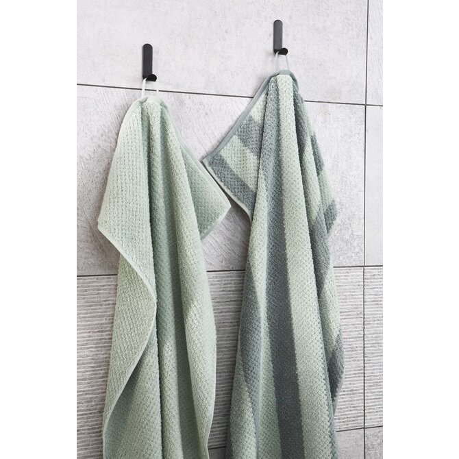 Cawo Pure Strepen Badlaken 80/150 mystic green