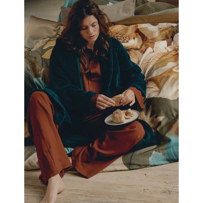 Peignoir Vandyck Beaumont Medium dark sea