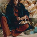 Vandyck Peignoir Vandyck Beaumont XLarge mer sombre