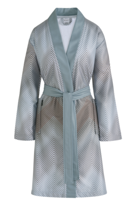 Peignoir Vandyck Bella Medium bleu minéral