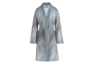 Peignoir Vandyck Bella Large bleu minéral