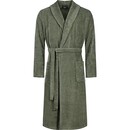 Cawö Cawo Hommes Peignoir de Bain avec Col Châle Uni 52 6508 field