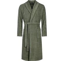 Cawo Hommes Peignoir de Bain avec Col Châle Uni 52 6508 field