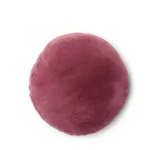 Essenza Mads Furry cushion Mauve 45 cm round