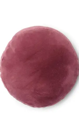 Coussin Essenza Mads Furry Mauve 45 cm rond