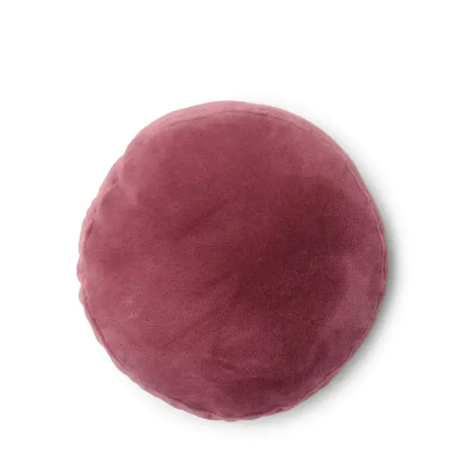 Essenza Mads Furry cushion Mauve 45 cm round