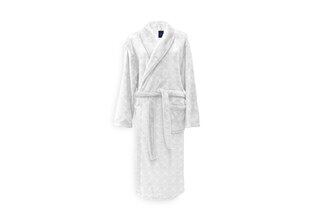 Peignoir long Rilievo jaune M Blanc