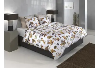 Zo! Home Castagno housse de couette 140x200/220 Blanc