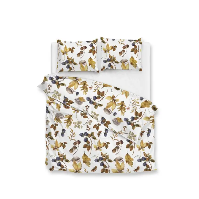 Zo! Home Castagno housse de couette 140x200/220 Blanc