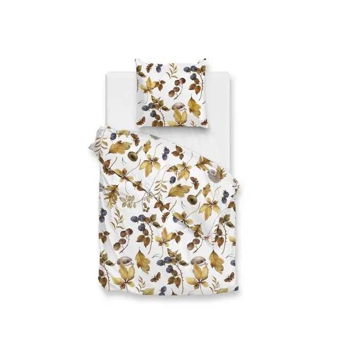 Zo! Home Castagno housse de couette 140x200/220 Blanc