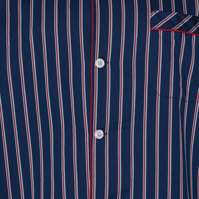 Ambassador Rome Navy/White/Blue/Red Stripe Pyjama Homme 9-5-S