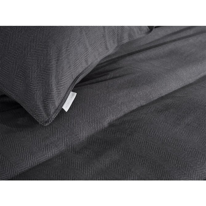 Heckett & Lane Spina housse de couette 140x200/220 Anthracite