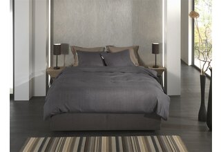 Heckett & Lane Spina housse de couette 200x200/220 Anthracite