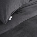 Heckett & Lane Heckett & Lane Spina housse de couette 200x200/220 Anthracite