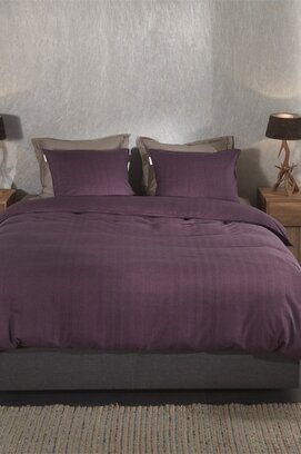 Heckett & Lane Spina dekbedovertrek 200x200/220 Blackberry Wine