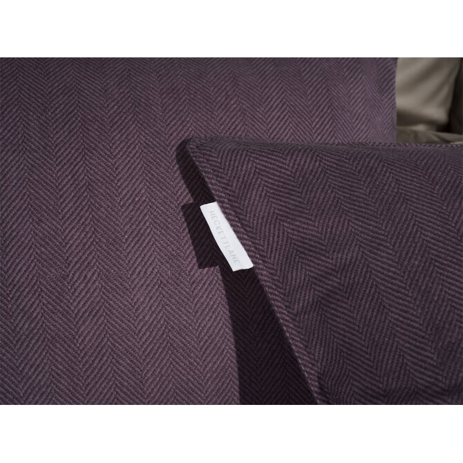 Heckett & Lane Spina dekbedovertrek 200x200/220 Blackberry Wine