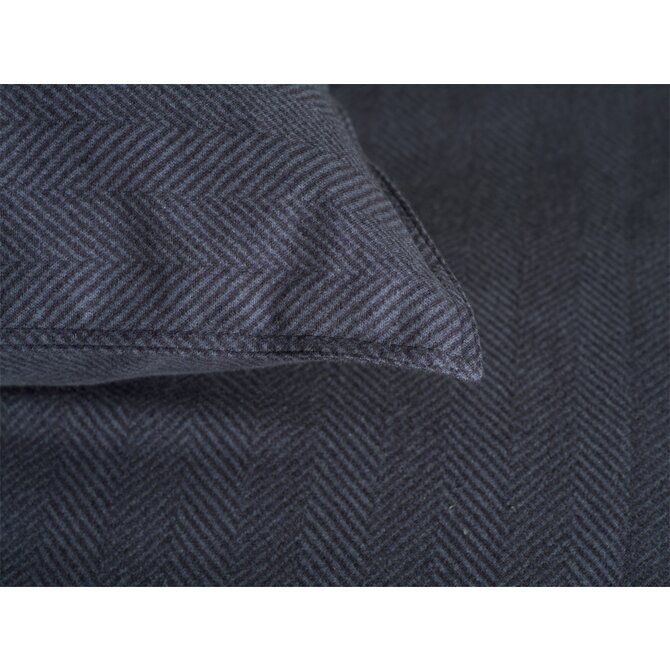Heckett & Lane Spina housse de couette 140x200/220 Bleu Foncé
