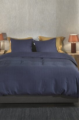 Heckett & Lane Spina dekbedovertrek 200x200/220 Dark Blue