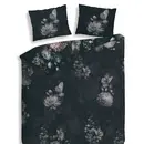 Heckett & Lane Heckett & Lane Milos housse de couette 200x200/220 Bleu Foncé