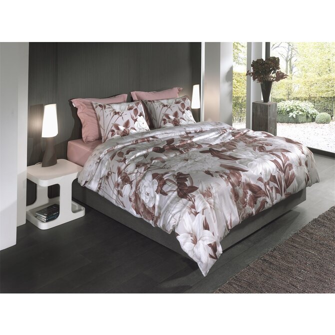 Heckett & Lane Danna dekbedovertrek 200x200/220 Beige Heckett & Lane Danna dekbedovertrek 200x200/220 Beige