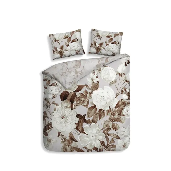 Heckett & Lane Danna dekbedovertrek 200x200/220 Beige Heckett & Lane Danna dekbedovertrek 200x200/220 Beige