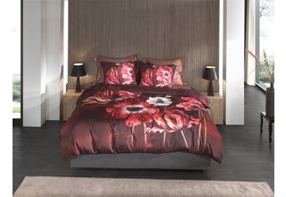 Heckett & Lane Niall dekbedovertrek 200x200/220 Red