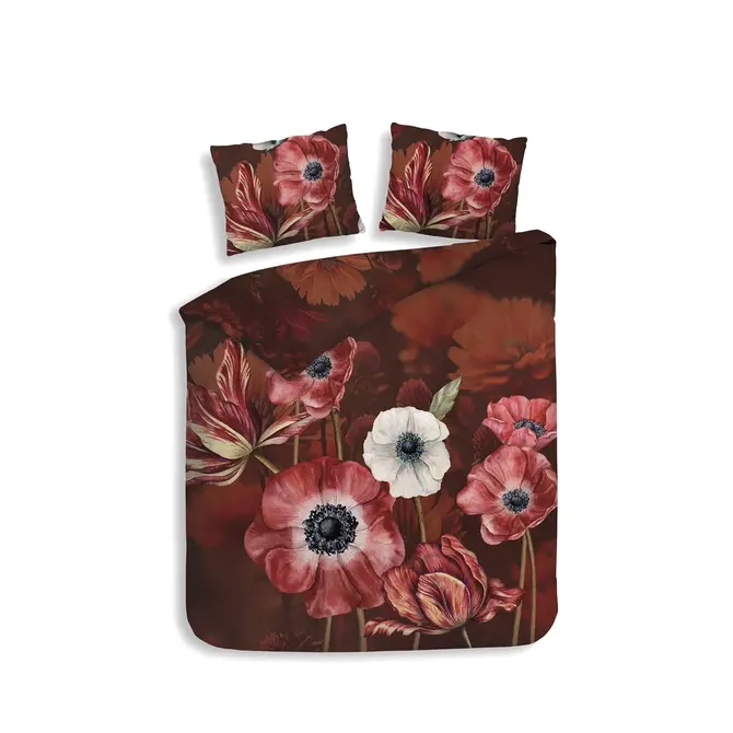 Heckett & Lane Niall dekbedovertrek 200x200/220 Red