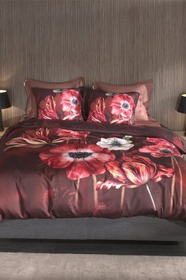 Heckett & Lane Niall housse de couette 240x200/220 Rouge