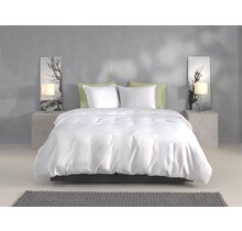 Zo! Home Percalle dekbedovertrek 140x200/220 Crystal White