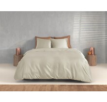 Zo! Home Housse de couette Percale 140x200/220 Cool Beige