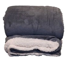 Unique Living Plaid Lars XL 220x240cm antraciet