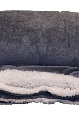 Plaid Unique Living Lars XL 220x240cm anthracite