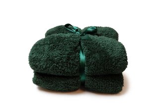 Unique Living Plaid Teddy 150x200cm dark green