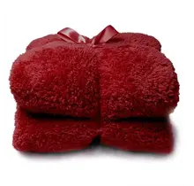 Plaid Unique Living Teddy 150x200cm rouge