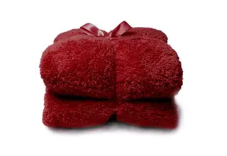 Plaid Unique Living Teddy 150x200cm rouge
